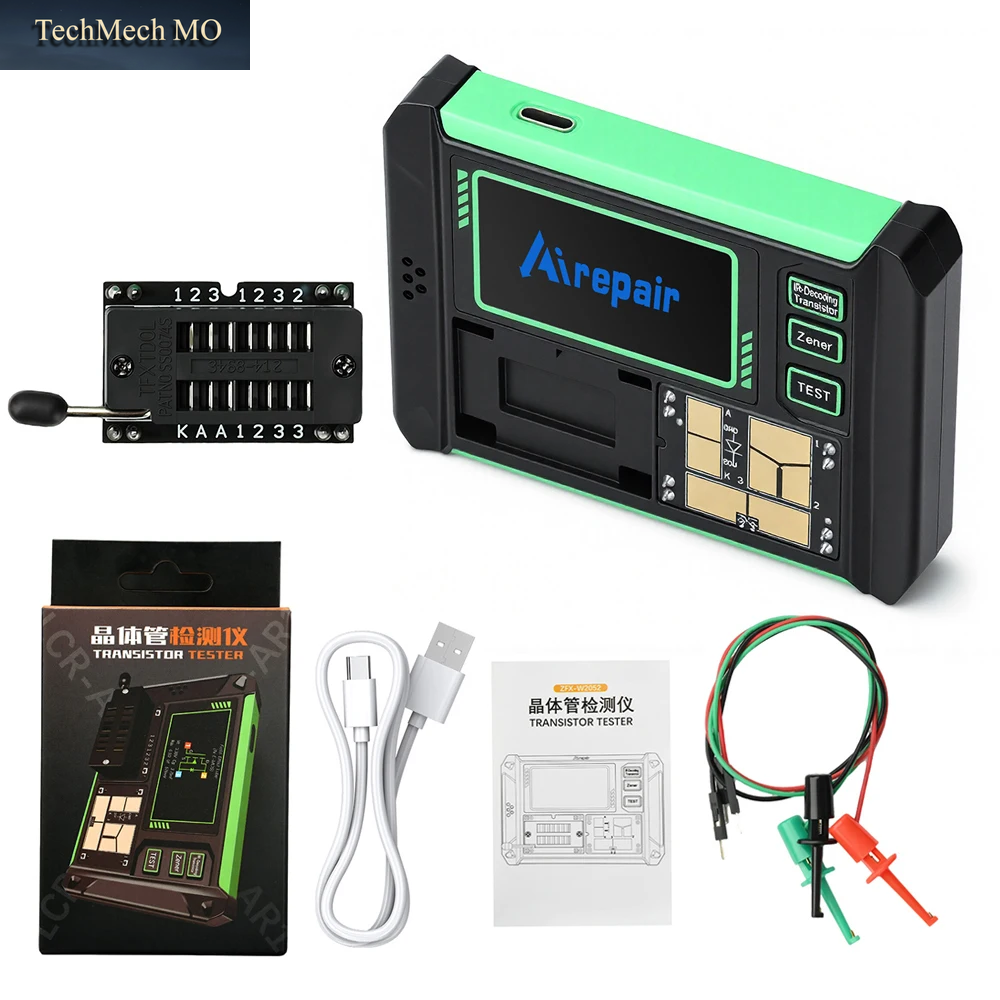 LCR-AR1 Transistor-Tester Multimeter LCR Dioden Kondensator Widerstandsmessgerät Mos-Feldeffekttransistoren Elektronische Komponenten-Tester