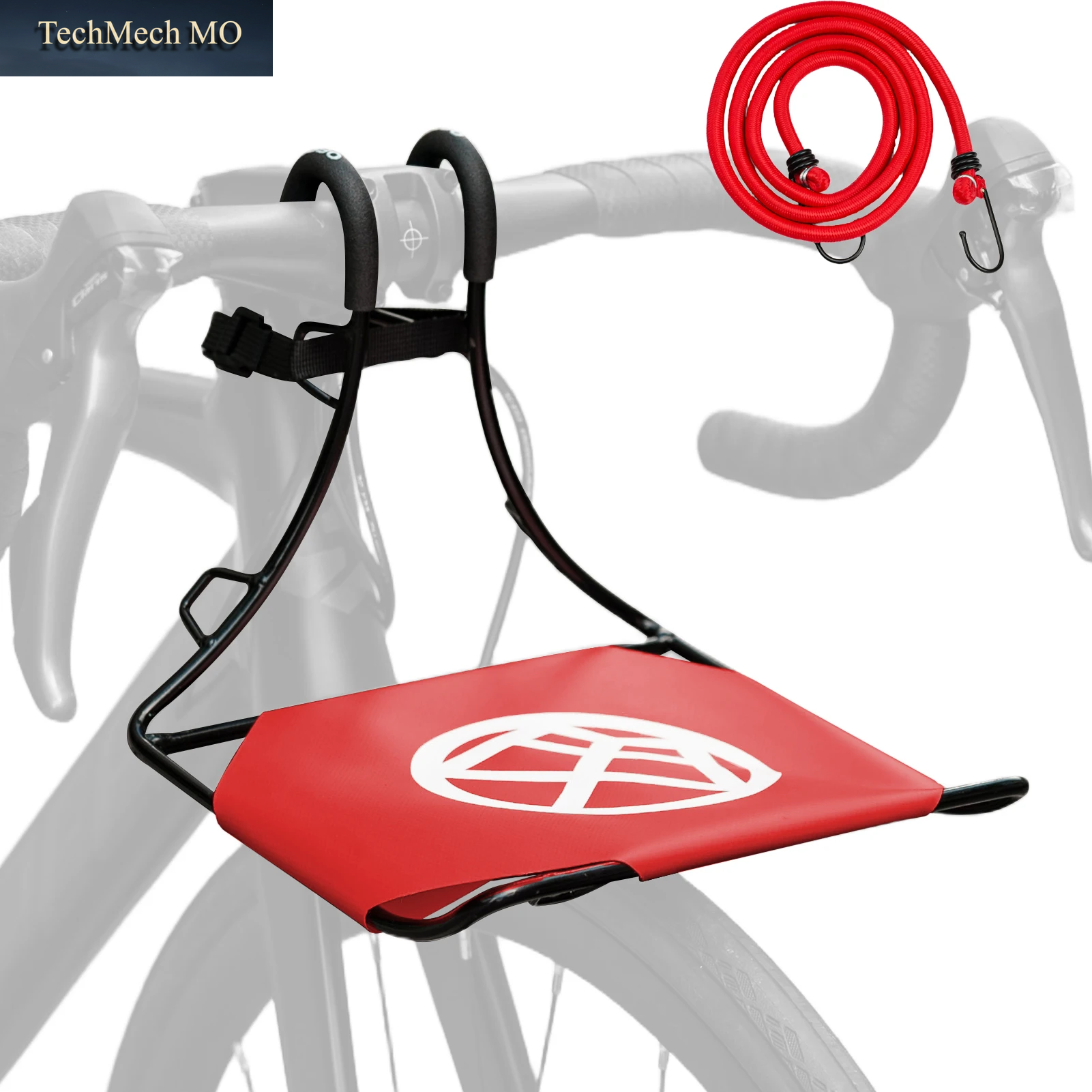 OFFBONGAGE Fahrrad-Frontträger, Träger, Packtaschen, Tasche, Gepäck, Regalhalterung, Kofferraum, MTB, Fahrradträger, 10 Kg Tragfähigkeit