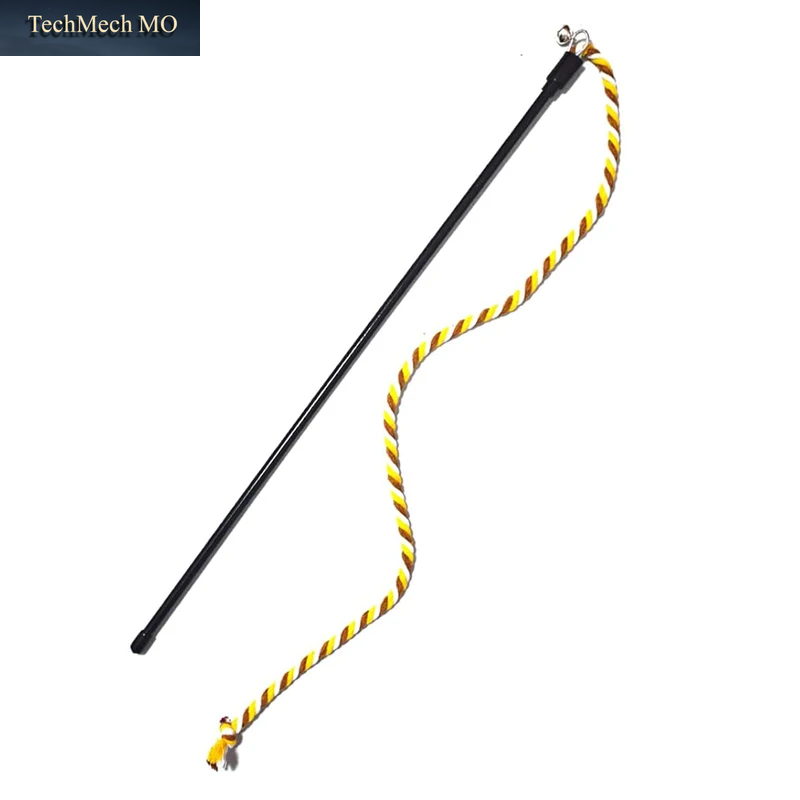 Interaktive Katzen Spielzeug Lange Satin Band Katze Teaser Stange Spielzeug Kätzchen Spielen Teaser Zauberstab Spielzeug Katze Stick Spielzeug