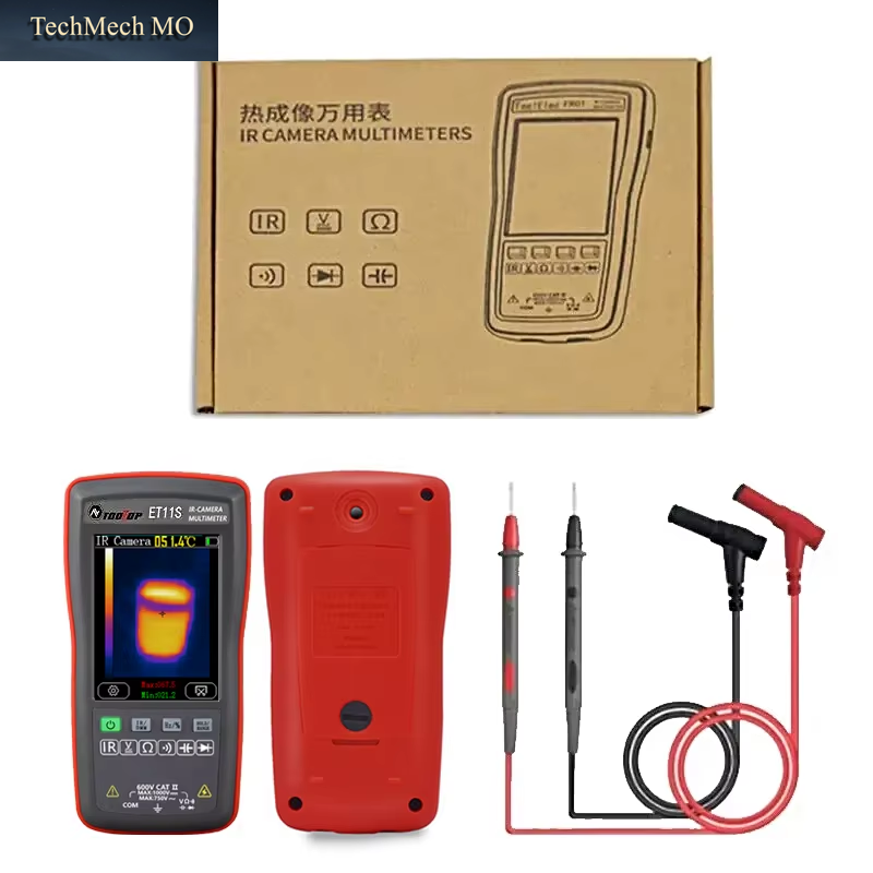 TOOLTOP ET11S 24X32 Wärmebildkamera 2,8 Zoll Wärmebildkamera AC DC 4000 Counts Multimeter -40 ~ 300 ℃ Temperaturmessung