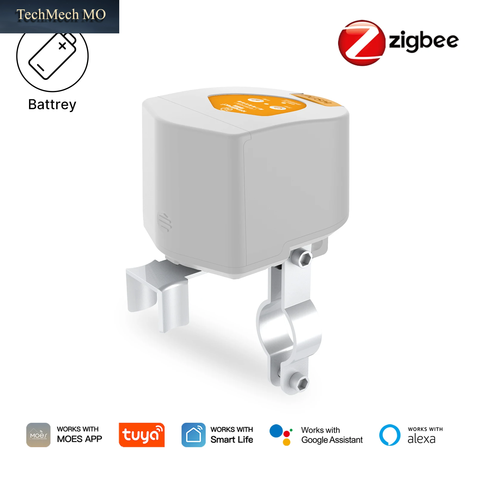 MOES Tuya Zigbee Smart Batterie Wassergasventil-Controller Automatischer Sprachsteuerung Mit Geringem Stromverbrauch Und Alexa Google Home