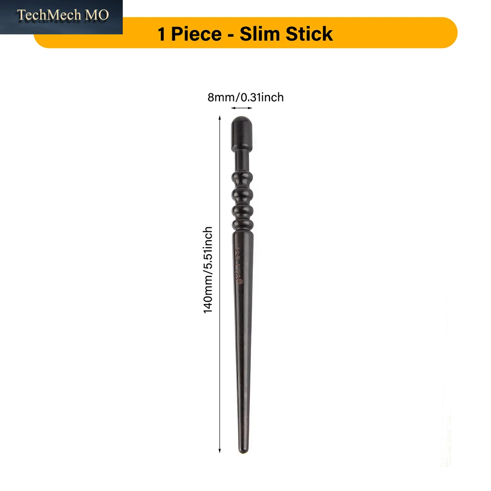 WUTA 1PC Pro Lederkantenpolierer, Hochdichtes Ebenholz, Schwarzes Holz, Aufsteckbares Upgrade, Polieren Und Polieren, Diy-Lederhandwerkswerkzeuge