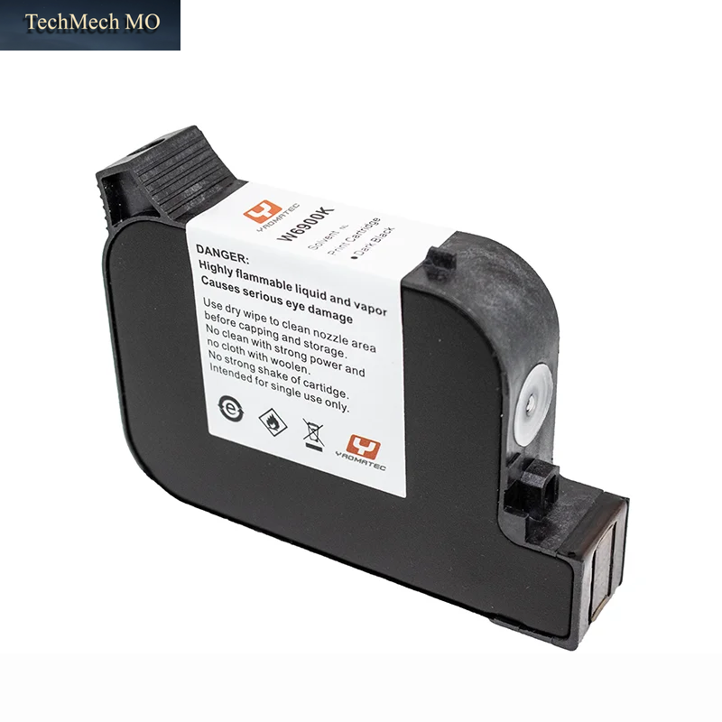 YAOMATEC a Level W6900K Hochhaft-Handheld-Online-Tintenstrahldruckerpatrone, Schnell Trocknende, Schnell Trocknende Lösungsmittel-Tintenpatrone