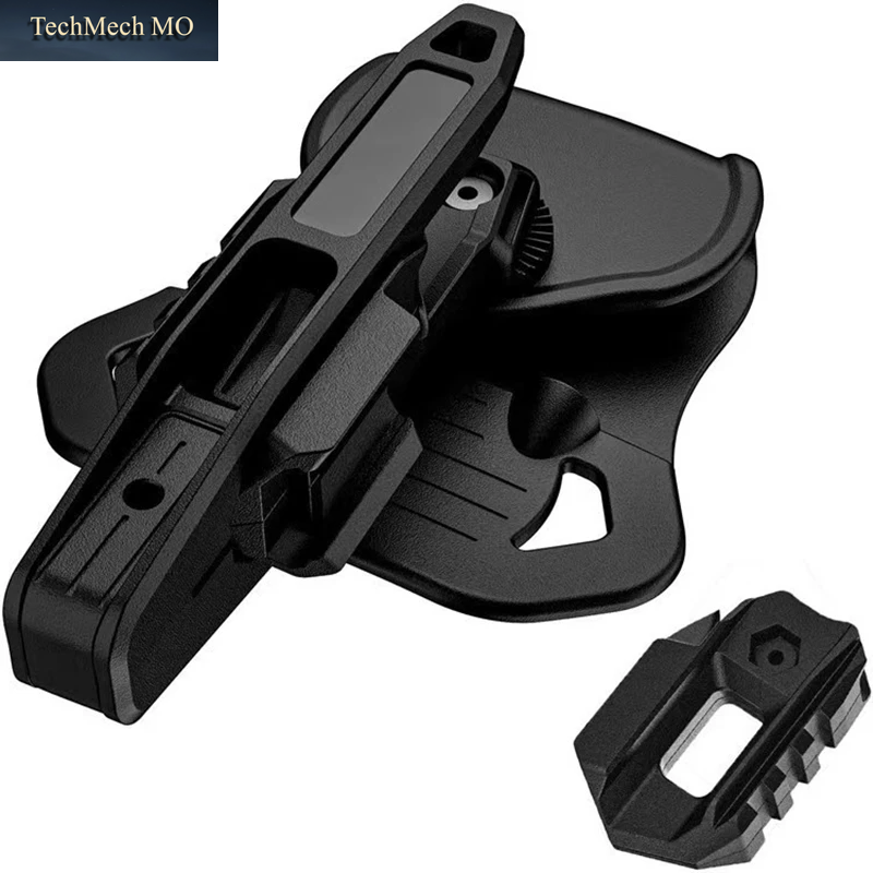Rollenspiel Taktisches Pistolenholster Jagd Taille Pisolt Holster 9 Mm Waffenkoffer Mit Schiene Für G17 9 Mm SW40 357