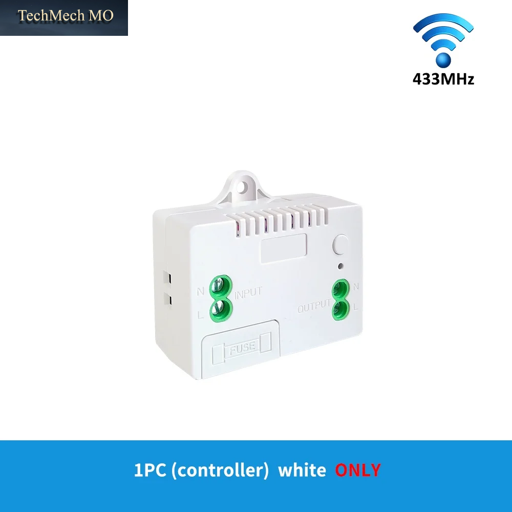 Drahtloser, Selbstbetriebener, Ohne Batterie, Elektrischer RF 433 Mhz Us-Fernbedienungsschalter, Kinetischer 1-Gang-Smart-Lichtschalter