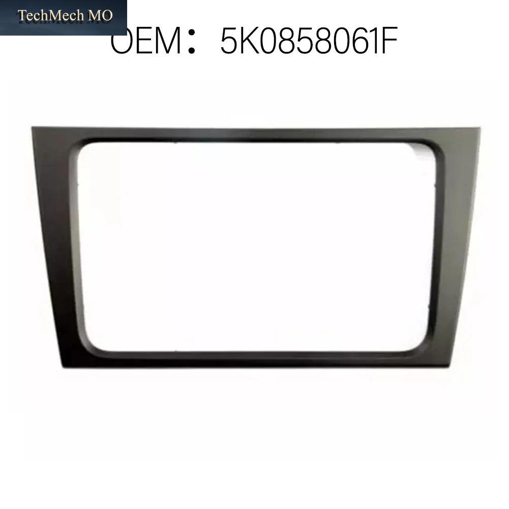 Auto CD Box Radio Head Unit Lünette Trim Bildschirm Rahmen Für Volkswagen Golf 6 GTI MK6 5K0858061F Facia Panel Radio Player Trim
