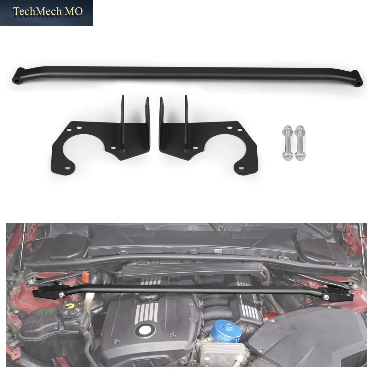 BEVINSEE Vordere Obere Federbeinstangenstrebe Für BMW E90 E92 E91 E93 323I 325I 328I 330I 2005–2013