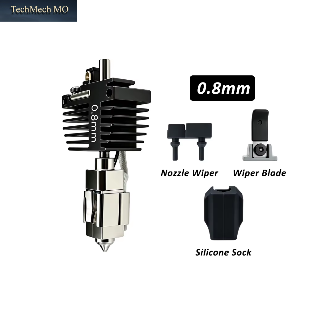 Upgrade Für FLASHFORGE Creator 5 / Creator 5 Pro Düse C5 Hotend Aus Gehärtetem Stahl 0,25 0,4 0,6 0,8Mm Creator 5 Extruder-Teile