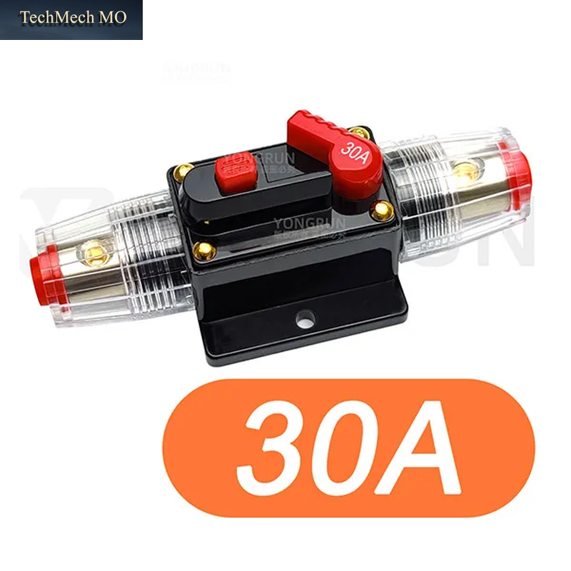 Leistungsschalter 20 a Bis 300 A, Manueller Reset Für Auto-Audiosystem, Wasserdichter Marine-Leistungsschalter, Reset-Sicherung, 12 V – 48 V DC, 40 A, 60 A
