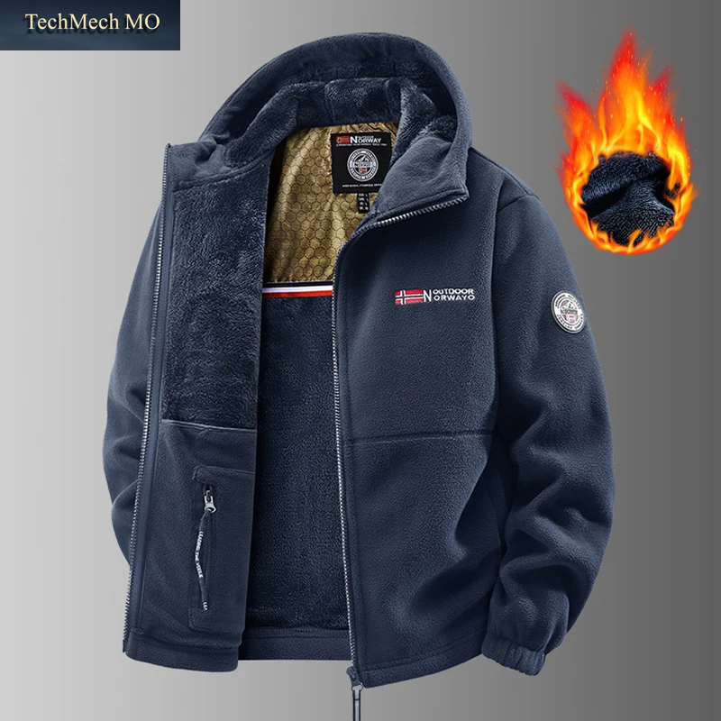 Männer Beheizte Jacke Winter Polar Fleece Jacke Männer Thermische Fleece Taktische Sport Mantel Militar Softshell Wandern Outdoor Armee Jacke