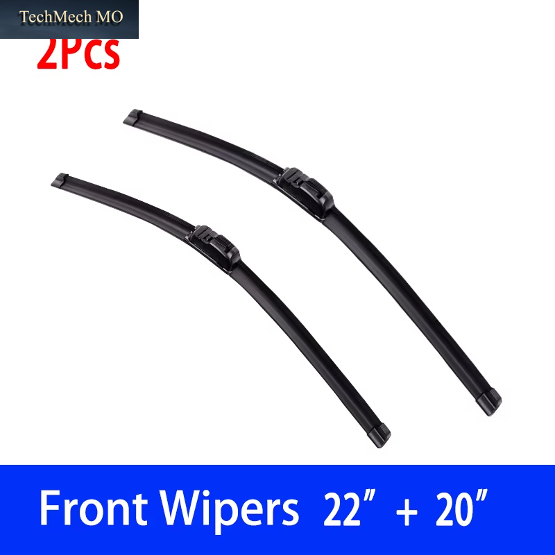 For BMW 3 Series M3 E46 1998-2006 Car Wiper U-Type Soft Rubber Boneless Wiper HD Quiet Durable Automotive Wiper 22"+20"