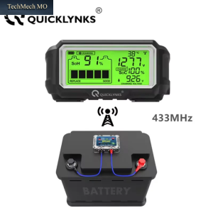 QUICKLYNKS BM5-D 12V LED Batterie Tester Monitor Head up Display Professionelle Batterie SOH SOC Lade Anlassen Test Analysator 