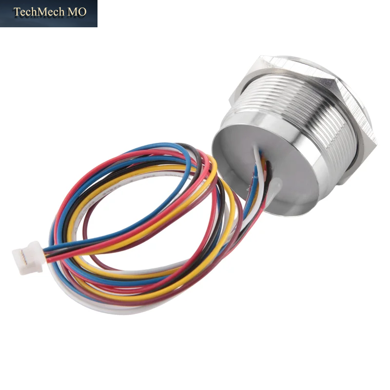 AB25-R503 Kreisförmige Runde Rgb-Ringanzeige Led-Steuerung DC3,3 V Mx1,0-6Pin Kapazitiver Fingerabdruckmodul-Sensorscanner