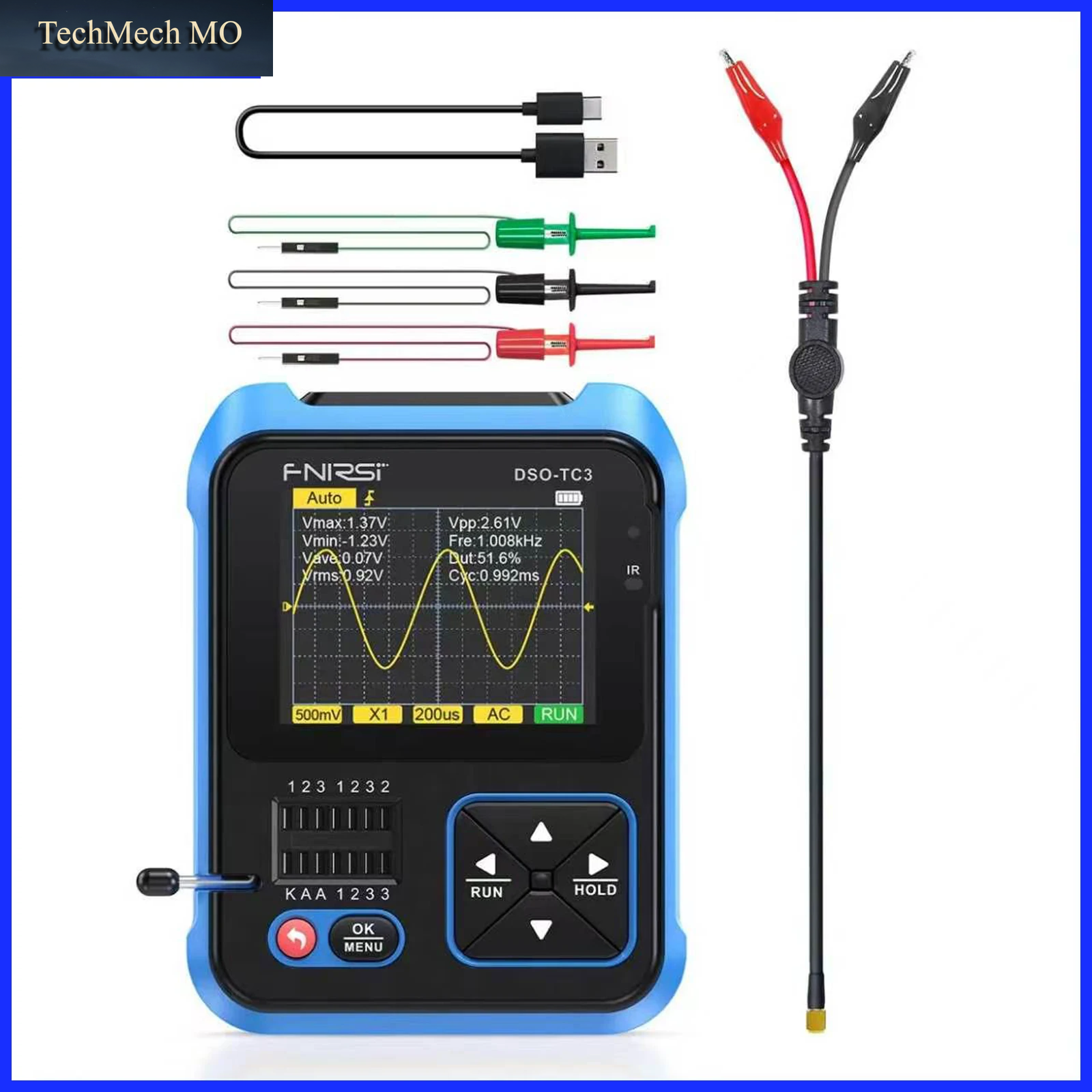 FNIRSI Verbessertes DSO-TC4 DSO-TC3 Multifunktions-Transistor-Oszilloskop Signalgenerator Tragbare Elektronische Test- Und Reparaturwerkzeuge