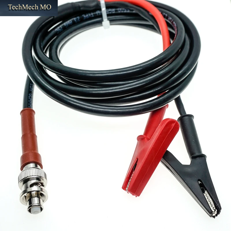 RPBNC Männlichen SHV 5000V Zu Crocodile Clip Hohe Spannung RF Stecker Koaxialkabel