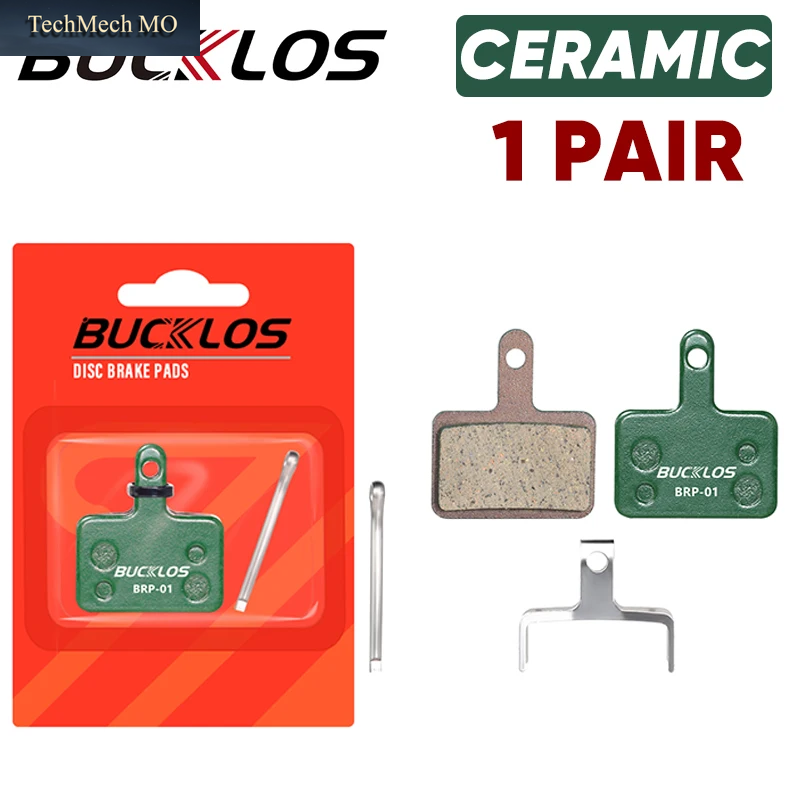BUCKLOS Keramik Hydraulische Scheibenbremsbeläge Für SHIMANO B01S B05S 1/2/4/6/8/10 Paar MTB Bremsbeläge Verschleißfeste Scheibenbremsbeläge