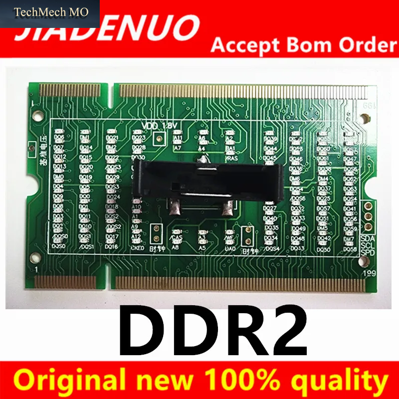 Diagnose-Analysegerät Testkarte SDRAM SO-DIMM Pin-Out Notebook Led-Tester-Karte Speichersteckplatz DDR2 DDR3 DDR4 DDR5