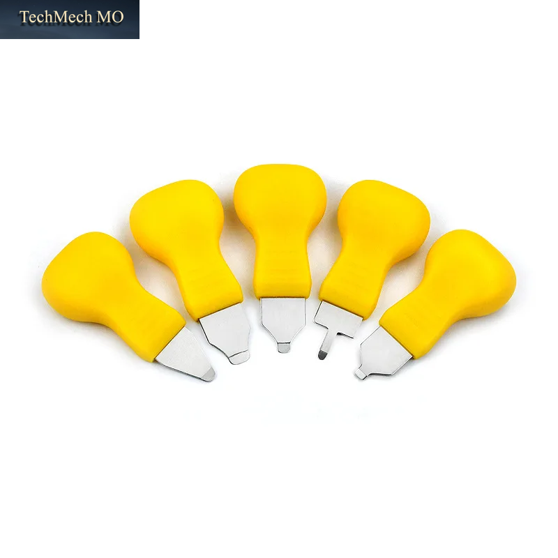 5 Stück/Set Uhrengehäuse-Öffner Uhren-Entferner Schraubenschlüssel Reparatur-Set Schlosserwerkzeuge Entfernungswerkzeuge Zubehör Hohe Qualität