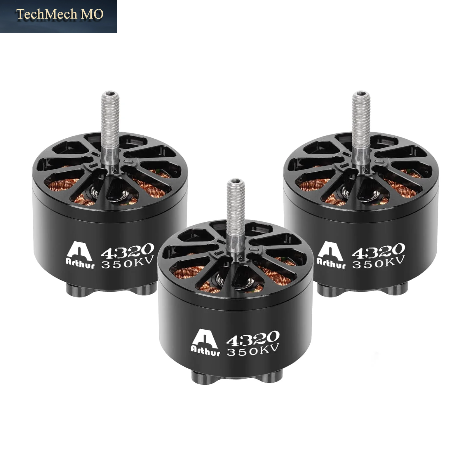 4 Stück Flashhobby A4320 4320 350KV 6-12S Hochgeschwindigkeits-Bürstenloser Motor Long Range X-Klasse RC FPV Drohnenmodellteile