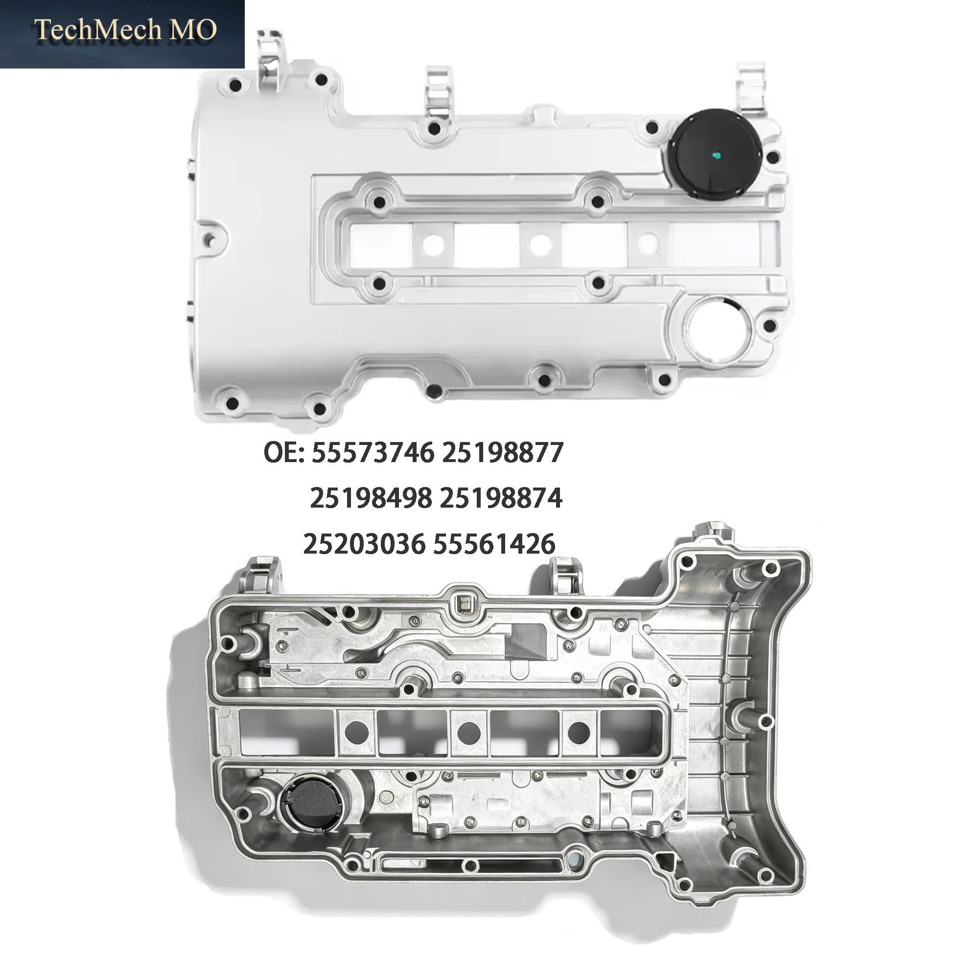 Motorventildeckel Aluminium 55573746 Für 2011-2017 Chevy Cruze Sonic Trax Buick Encore Cadillac ELR 25198498 25198874 1.4 Turbo