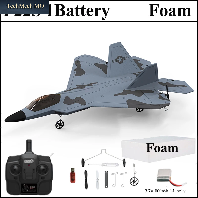2024 Neue F22S 2,4G 4CH 3D6G RC Flugzeug Raptor F22 Kampfflugzeug Wltoys A180 Upgrade Version LED Licht Mit Gyroskop Out Tür Spielzeug