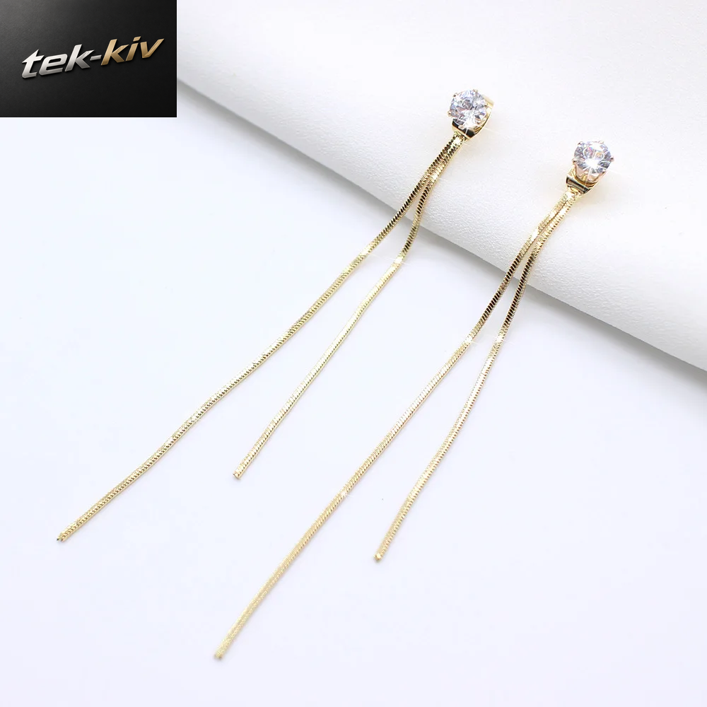 Koreanische Lange Aussage Geometrische Dreieck Quaste Baumeln Ohrringe Für Frauen Ohrringe Modeschmuck Ohrringe Brincos