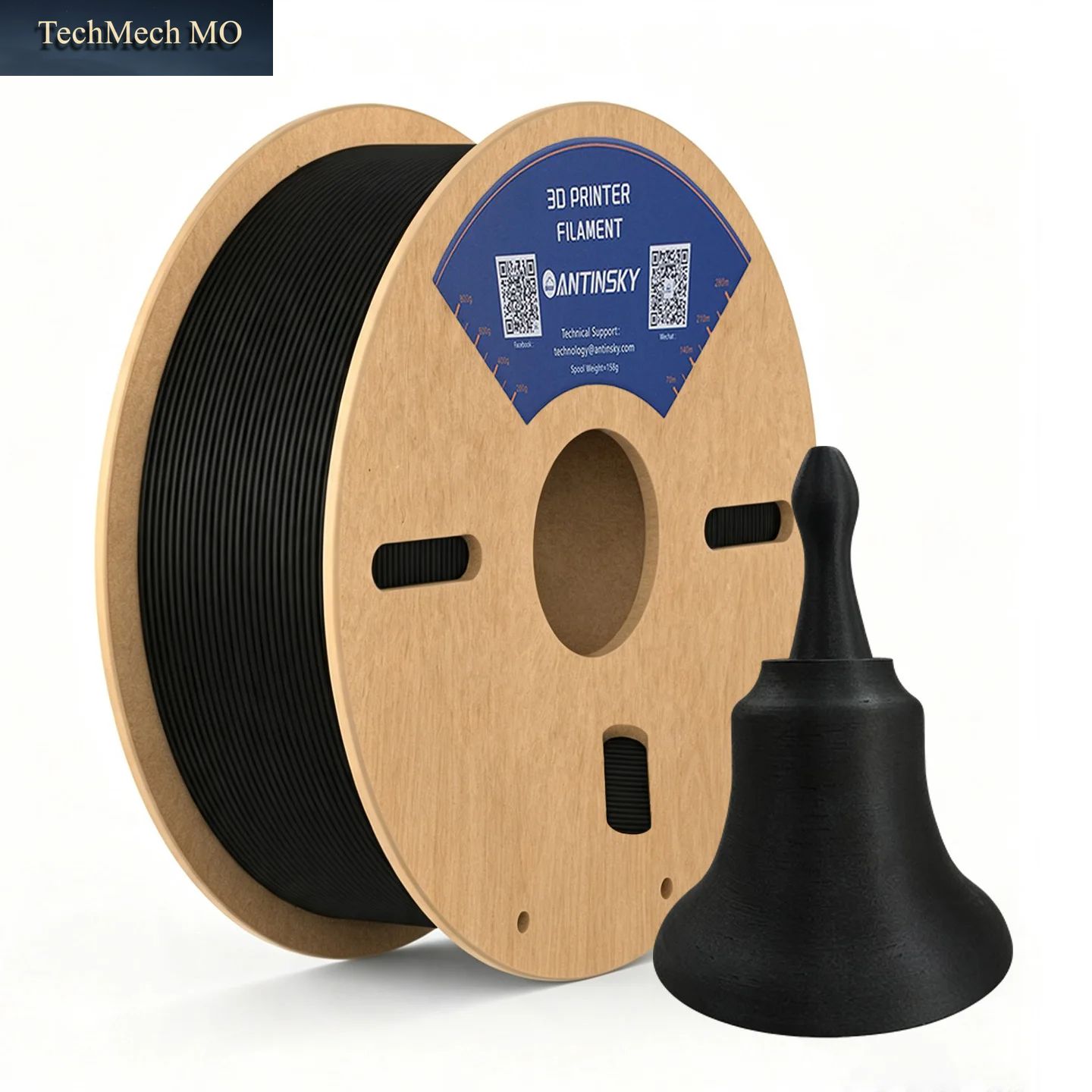 Polymaker Fiberon PPS-CF10 Filament Schwarz 1,75Mm 0,5Kg, Extrem Hitzebeständig - Fiberon Kohlefaser-Verstärktes PPS