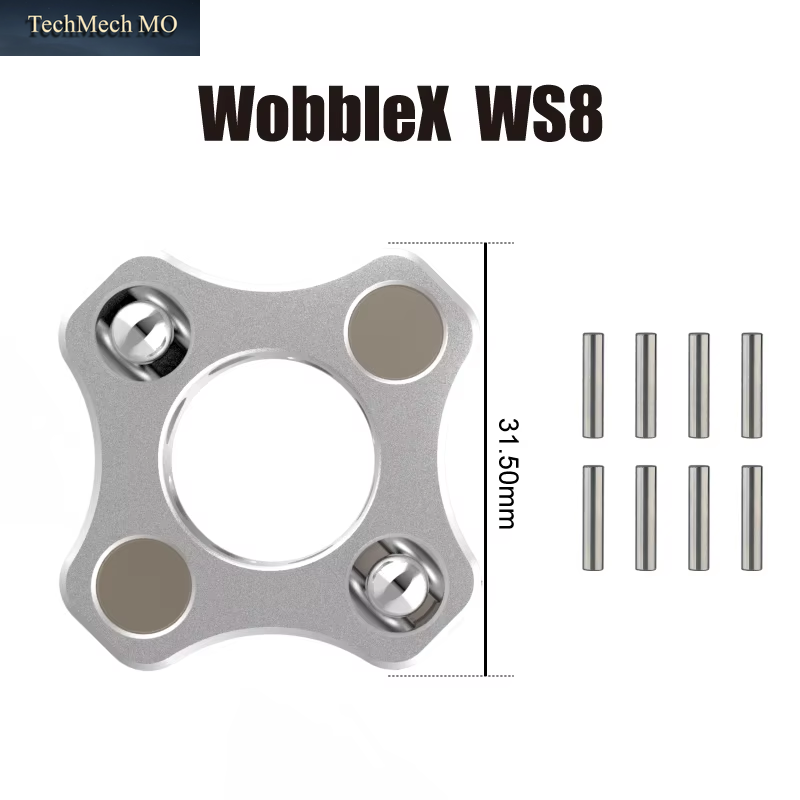 Mellow 1PCS Nach NF Wobblex WS8 / WS12 / WS16 Kupplung Für Hevort 3D Drucker Z-Achse T8 / SFU1204 / SFU1604 Ball Schraube Heißer Bett