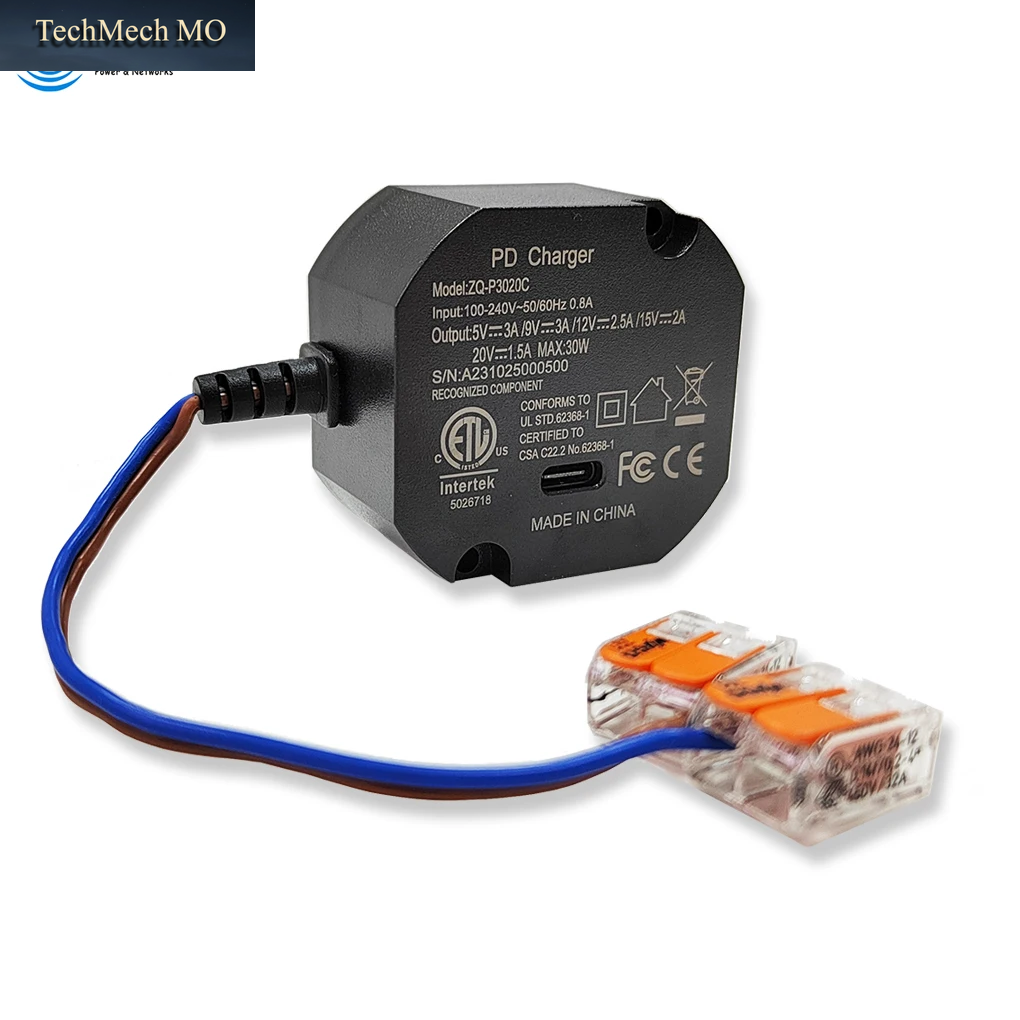 NEUER Ac-Zu-Usbc-Adapter, Bündiges Wandnetzteil Für Usb-C-Tablets 5–20 V Mit Maximalem Ausgang 30 W, Typ-C-Ladegerät Für Ipad
