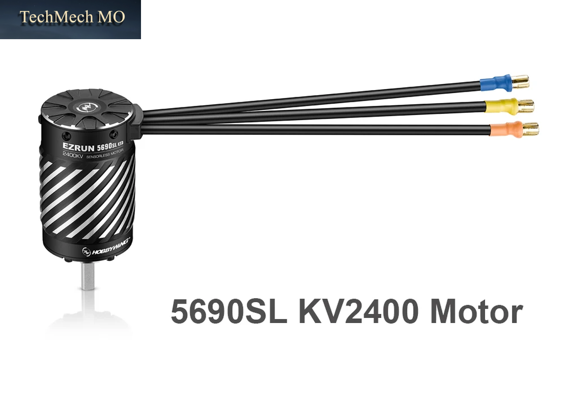 Hobbywing EZRUN MAX5 HV plus G2 330A 6-12S ESC & 5690SL 2400KV/56118SL 1600KV G2 Motor Für RC 1/5 1/7 1/8 RC Auto Truck