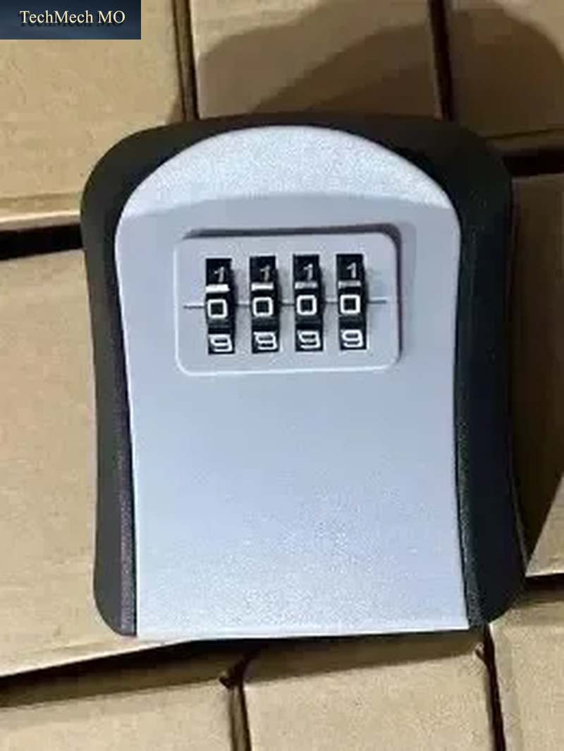 Schlüsselhalter-Zahlenschloss, Wandmontage, Wasserdicht, 4-Stellige Passwörter, 5-Schlüssel-Aufbewahrungsbox, Einfach Zu Befestigende Safe Für Zuhause Oder Büro