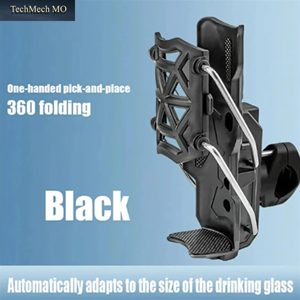 Verstellbarer Motorrad-Fahrrad-Getränkehalter Lenker-Wasserflaschenhalterung Für 32-77Mm Für Fahrräder