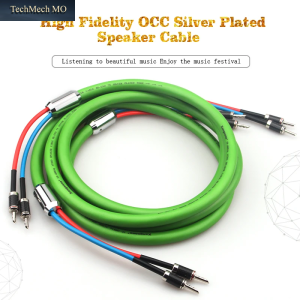 Xangsane Hallo-Fi Sp-6008Ag 7N OCC Versilbert Lautsprecher Kabel Verstärker Lautsprecher Center Kabel Professionelle Banana Stecker AV Audio