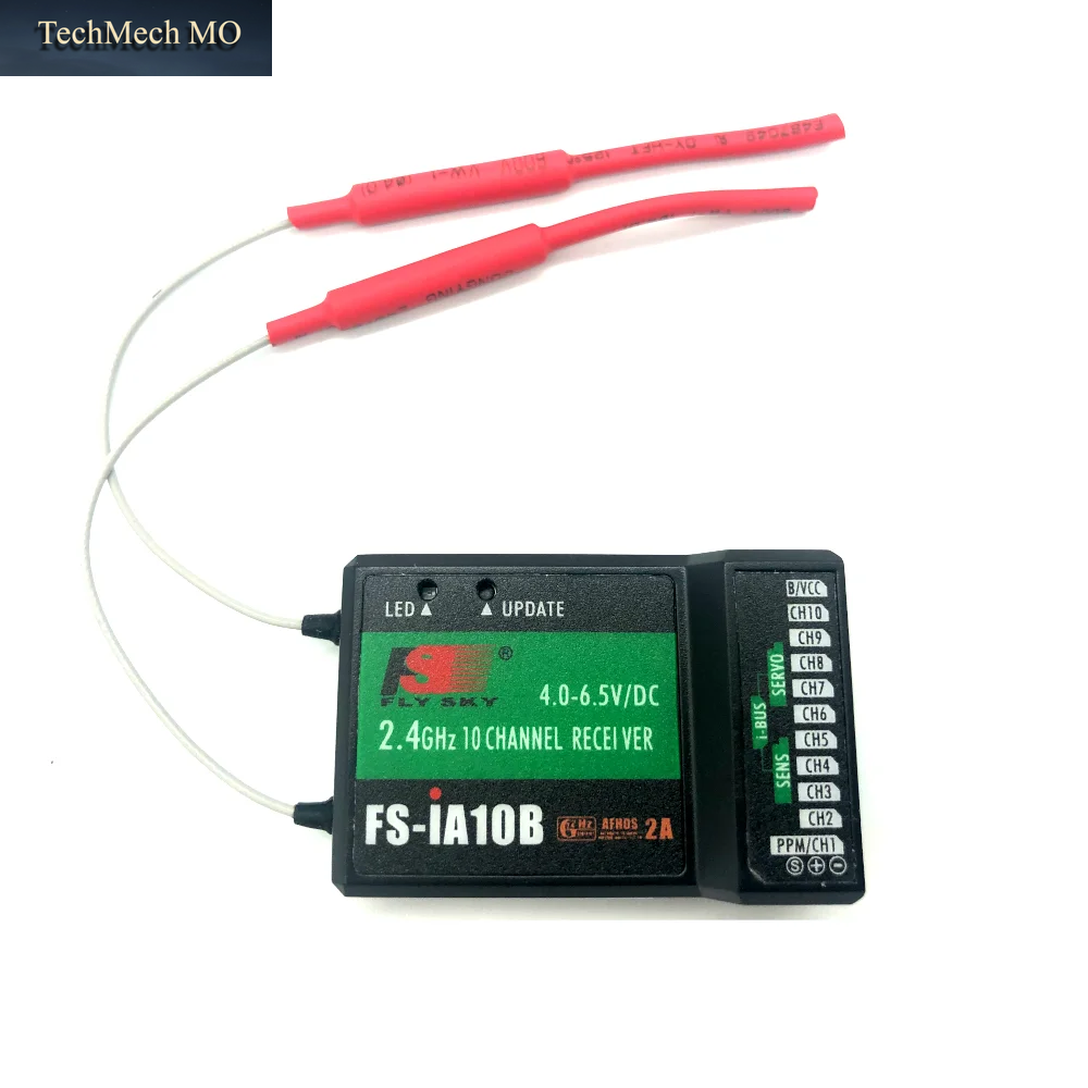 Flysky 2,4 G 10 CH Fs-Ia10B 10-Kanal-Empfänger FS IA10B Für Sender FS-I10 FS-I6S FPV RC Hubschrauber Quadcopter Flugzeuge
