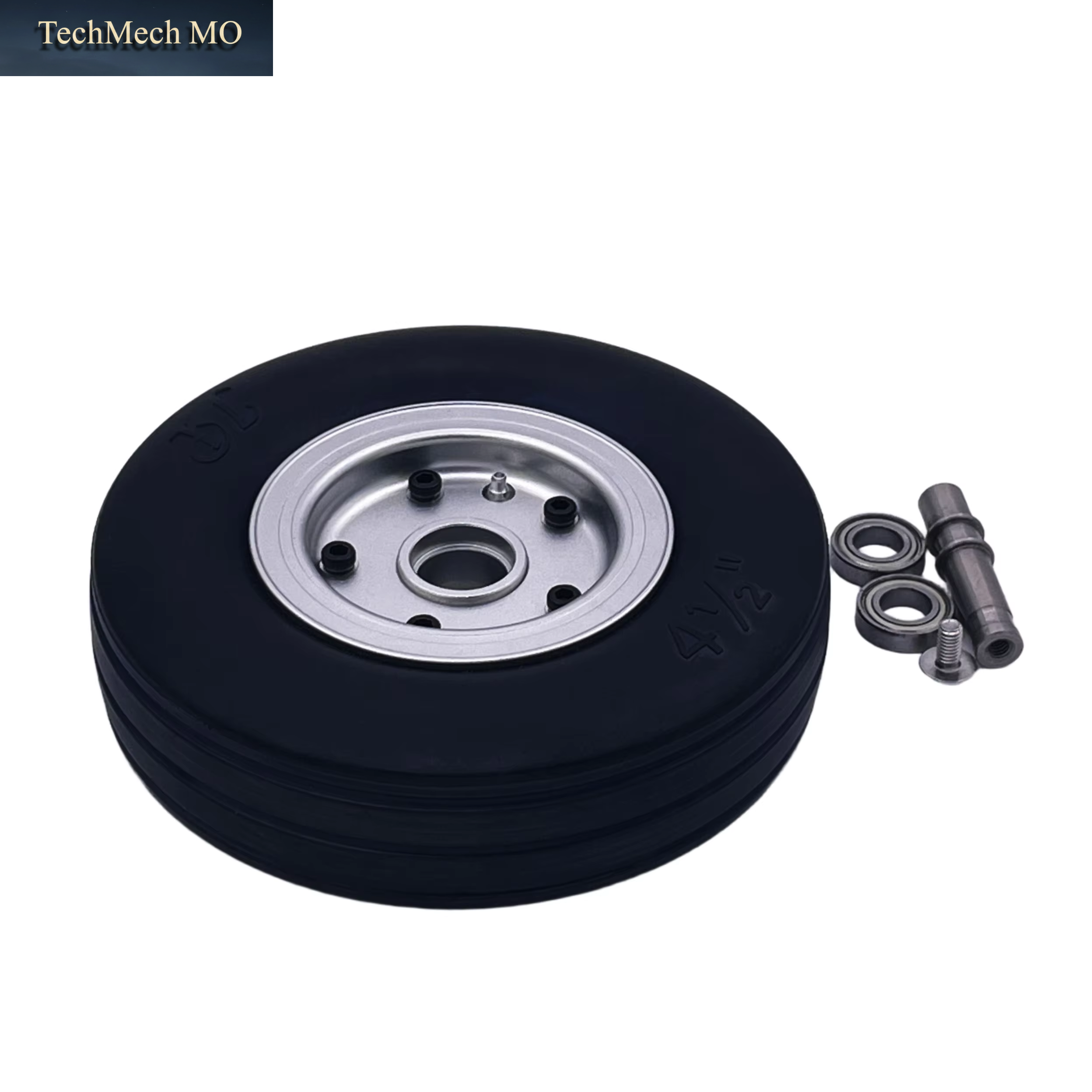 JP 115/31Mm High-Grade Durable Electric Brake Wheel Set with 2Pcs 115/31Mm Wheels Compatible with 8Mm Axle for Model RC Plane