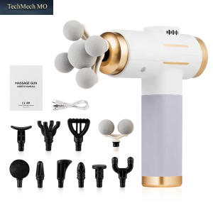 99-Stufige Elektrische Massagepistole, Leistungsstarke Faszienpistole, Hochfrequenz-Vibrationsmassagegerät Für Körper, Arme, Beine, Muskelmassagegerät