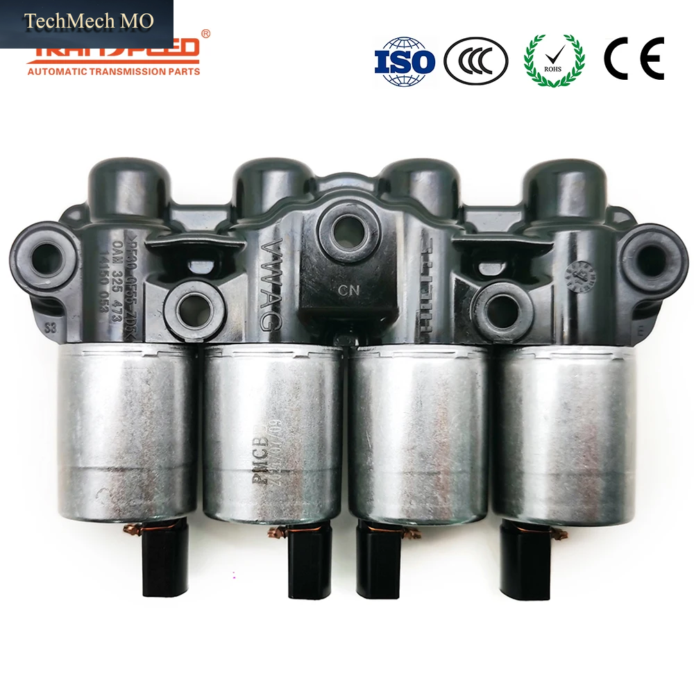 TRANSPEED DQ200 0AM Automatische Übertragung Magnetventil Kit 7 Speed-Set Fit Für VW Fwd Volkswagen Audi Skoda Auto Zubehör