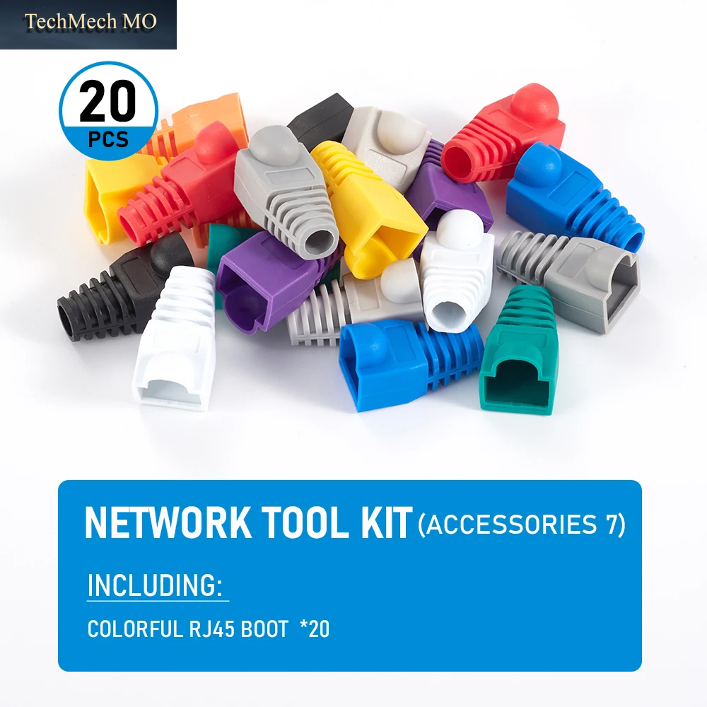 RJ45 Crimpzange Pass through Crimper Stripper Cutter Für Cat7 Cat6 Cat5E 8P8C Modularstecker Ethernet All-In-One-Drahtwerkzeug