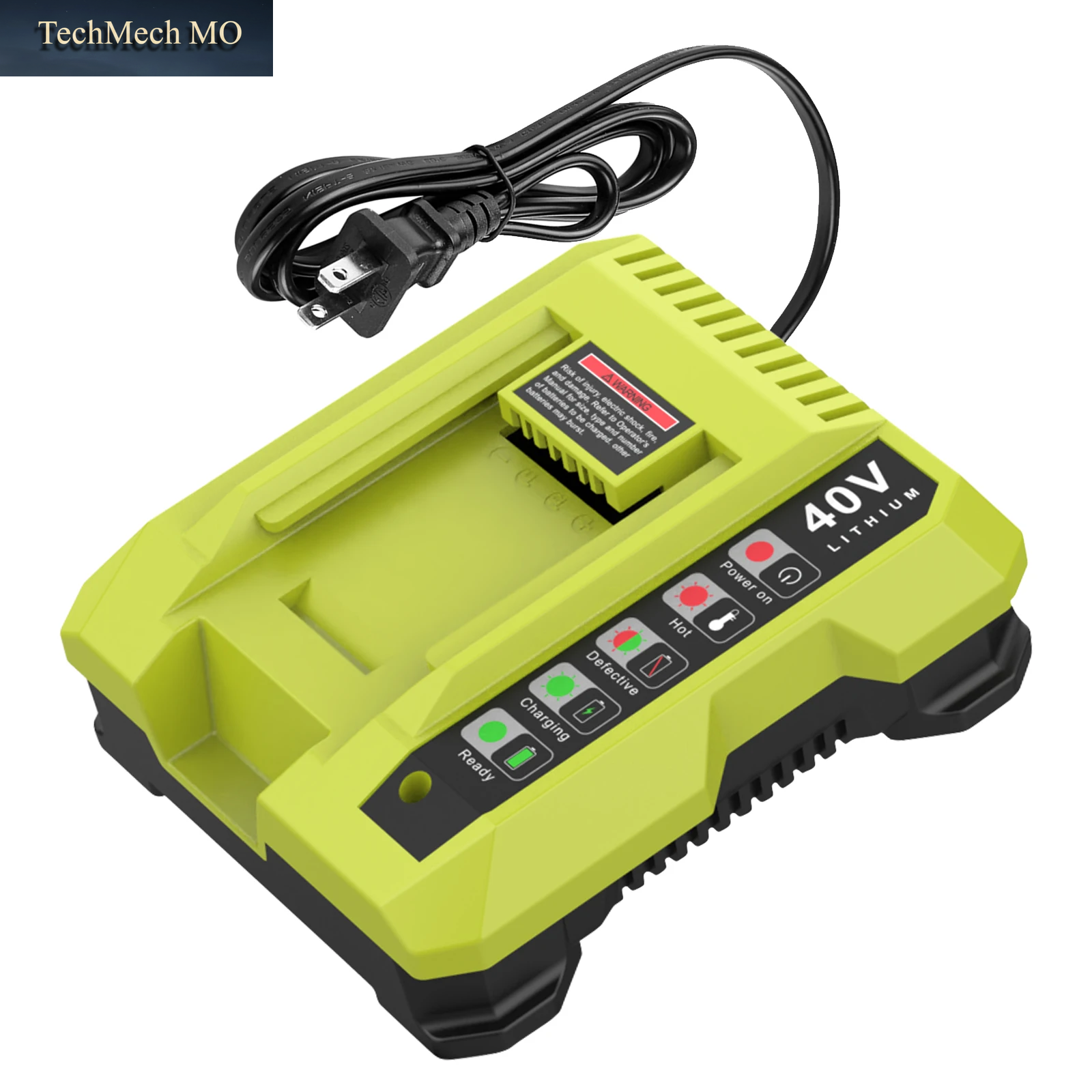 Für Ryobi 36V 40V Ladegerät Li-Ionen-Akku-Ladegerät Kompatibel Mit Ryobi Lithium-Ionen-Akku OP4015 OP4026 OP4026A OP4030 OP4050A