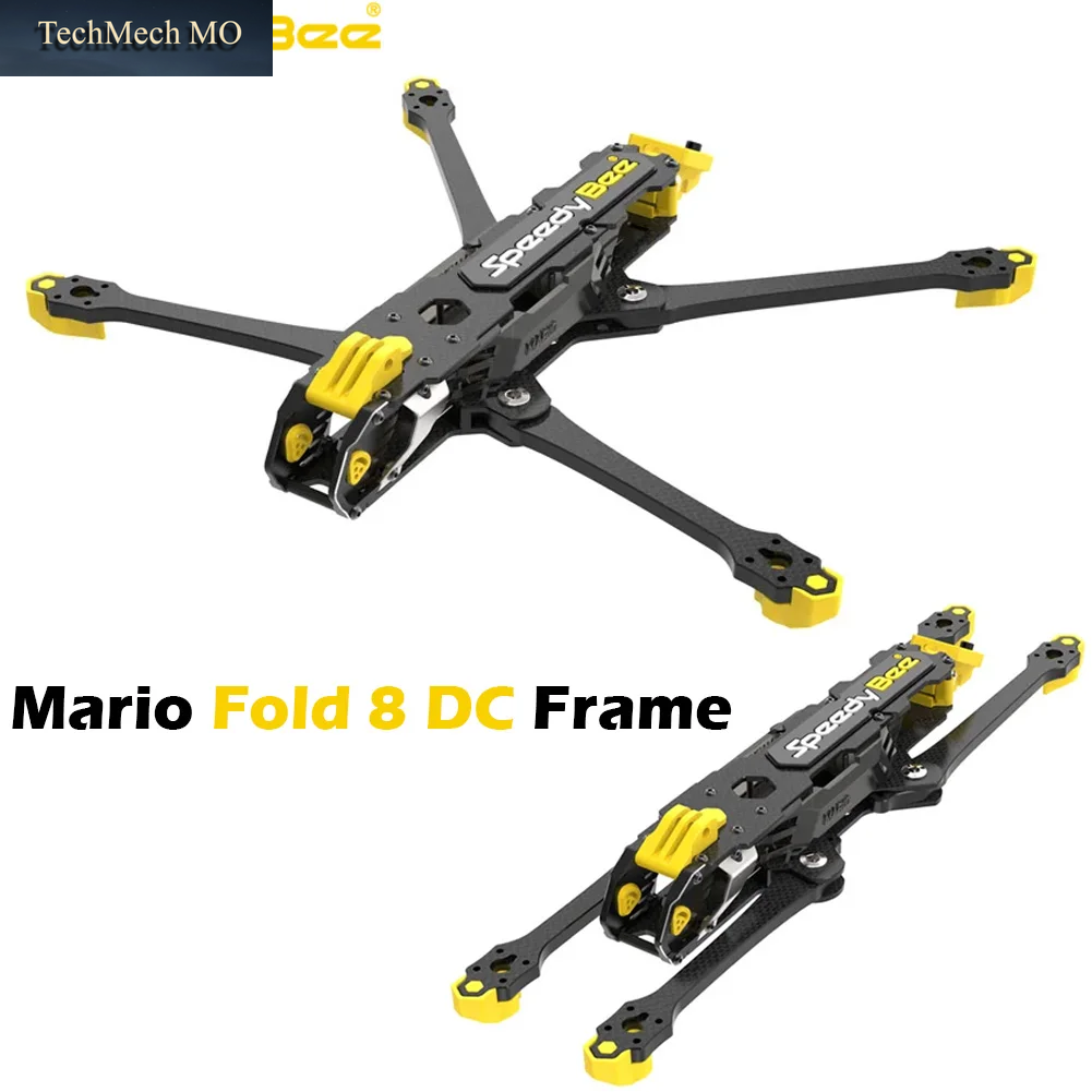 Speedybee Mario Fold 8 Zoll FPV Rahmen KIT DC Long Range Rahmen Für 2807 Motor O3 Air Unit Für RC Racing Drone Quadcopter Kit