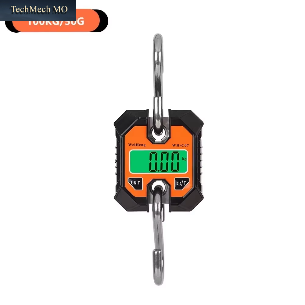 Industrial Detachable Portable Micro Crane Scale 100KG 250KG 50G Hanging Suitcase Digital Weigh Hook Electronic Scale Steel Tool