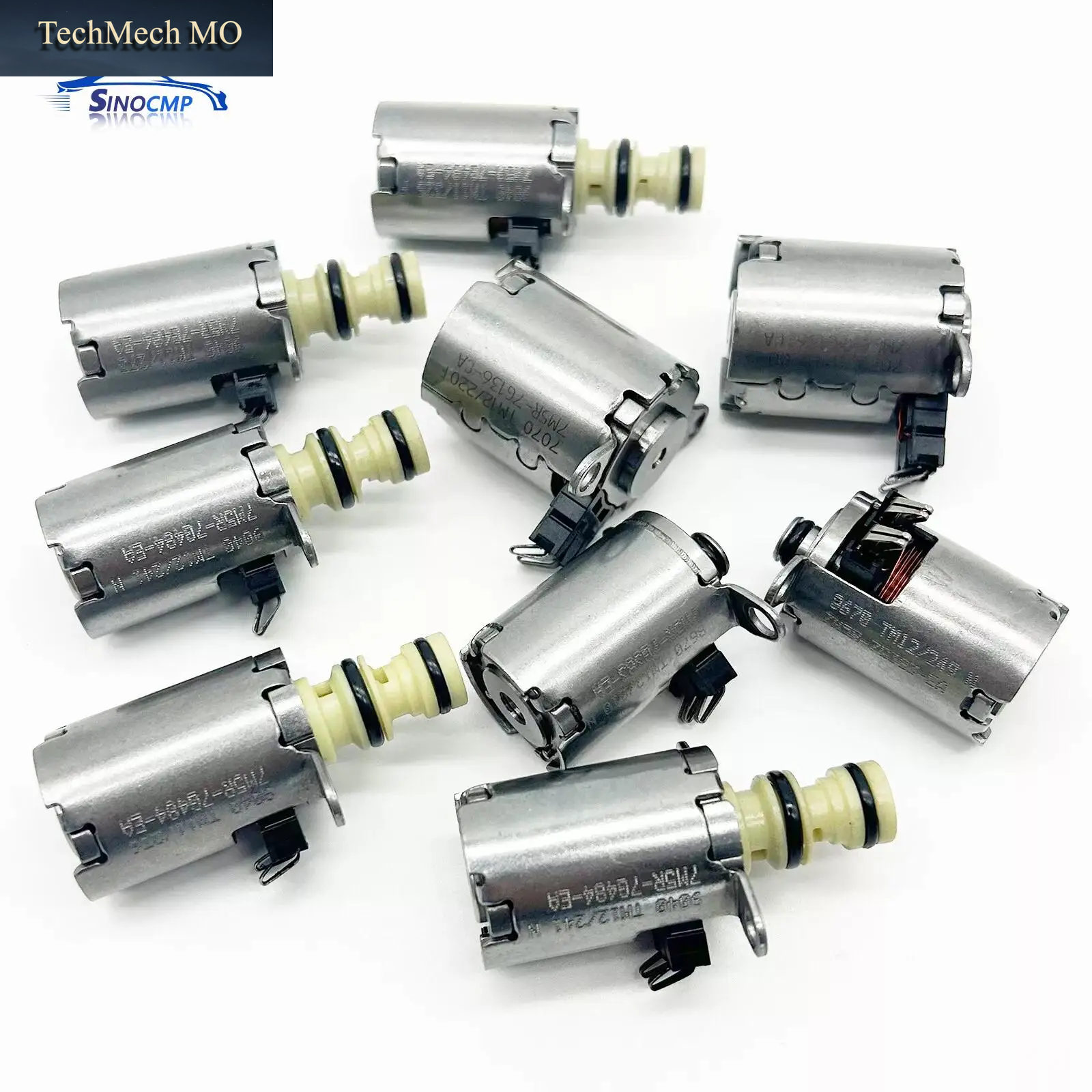 9 PCS 6-Gang Automatische Landgetriebe Magnetventile Kit Für Galaxy MPS6 Volvo Ford Rover 6DCT450 Auto Motor Ersatzteile