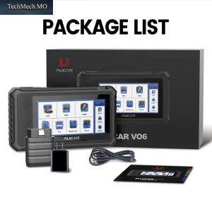 MUCAR VO6 Auto-Diagnosetools, Lebenslang, Kostenlose Globale Version, Komplettes System, 28 Resets, OBD2, Bidirektionale Steuerung, Scan-Tool-Scanner