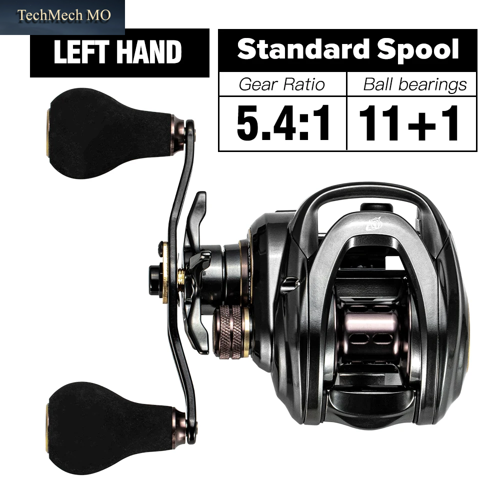 Hiaw200 Bait Casting Rolle 9,5 Kg Maximaler Widerstand 11 1 Bb 5.4/7,2 Übersetzungs Verhältnis Hochgeschwindigkeits-Angel Rolle Bait Caster Rollen