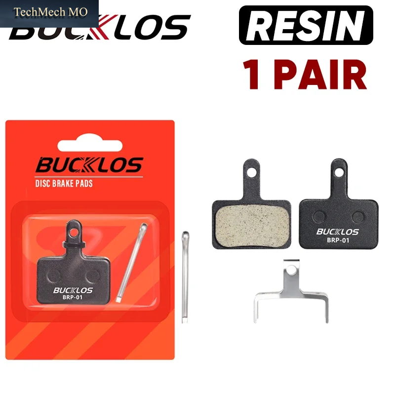 Bucklos Harz Bremsbeläge 1/2/4/6/8/10Pc Fahrrad Hydraulische Scheiben Beläge Für Shimano Mt200 B01S Verschleiß Fester, Langlebiger Fahrrad Bremsbelag