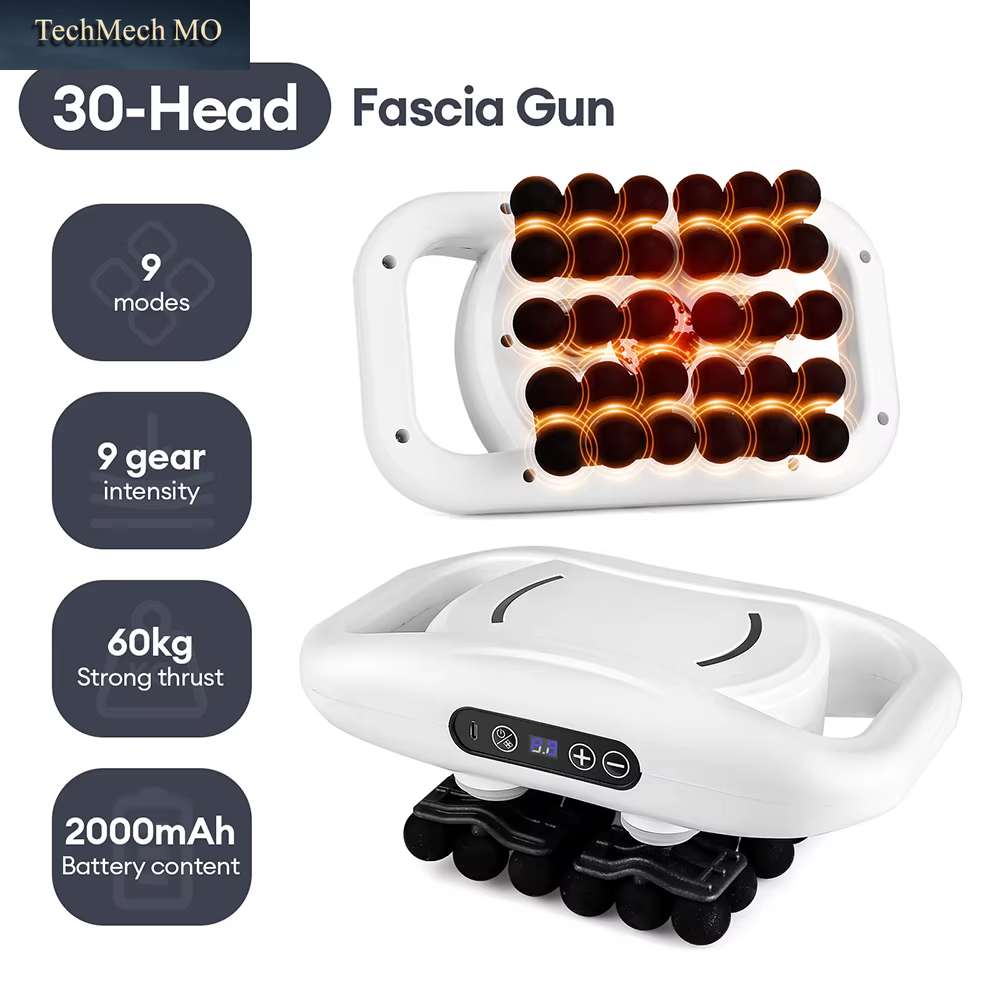 48-Köpfe Körper Massage Pistole Hochfrequenz Vibration Faszien Pistole Zurück Taille Oberschenkel Massager Hals Schulter Massager Muskel Masajeador