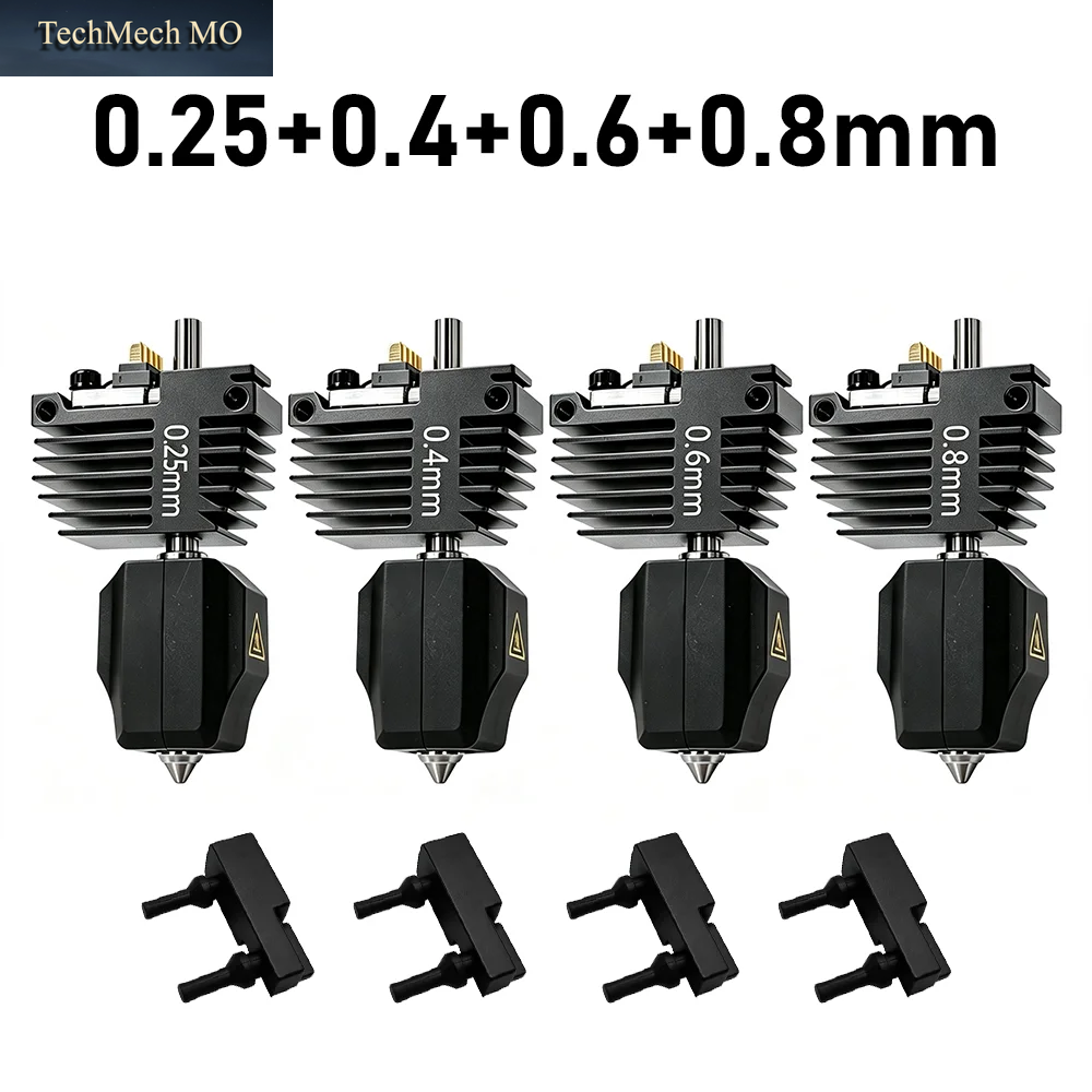 4-Teiliges Hotend-Kit Für Flashforge C5 Pro Extruder-Ersatzbaugruppe Mit Silikon-Reinigungsbürste Für Creator 5 Druckkopf