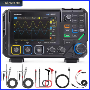 FNIRSI 2D15P Touchscreen-Oszilloskop Multimeter Signalgenerator 3-In-1 2-Kanal 100Mhz 500Msa/S 20000 Counts Elektronisches Reparaturwerkzeug