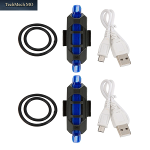 2 Stücke Elektrische Roller Warnleuchte Nacht Sicherheit Led Blitz Lampe Für M365 Pro