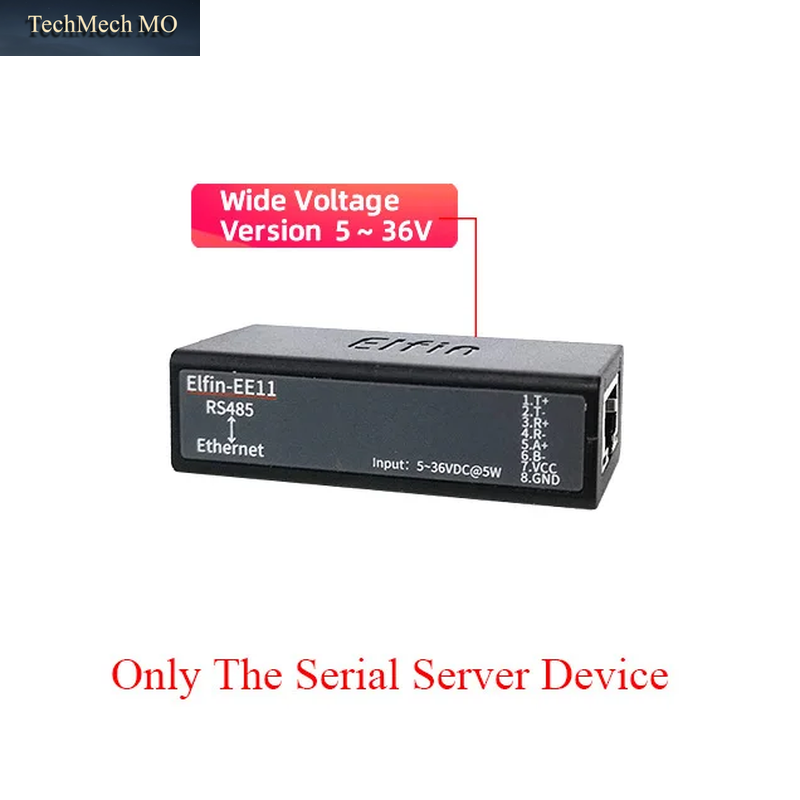 Serieller Port RS485 Zu Ethernet-Geräteserver Iot-Datenkonverter Unterstützt Elfin-Ee11 EE11A TCP/IP Telnet Modbus Tcp-Protokoll